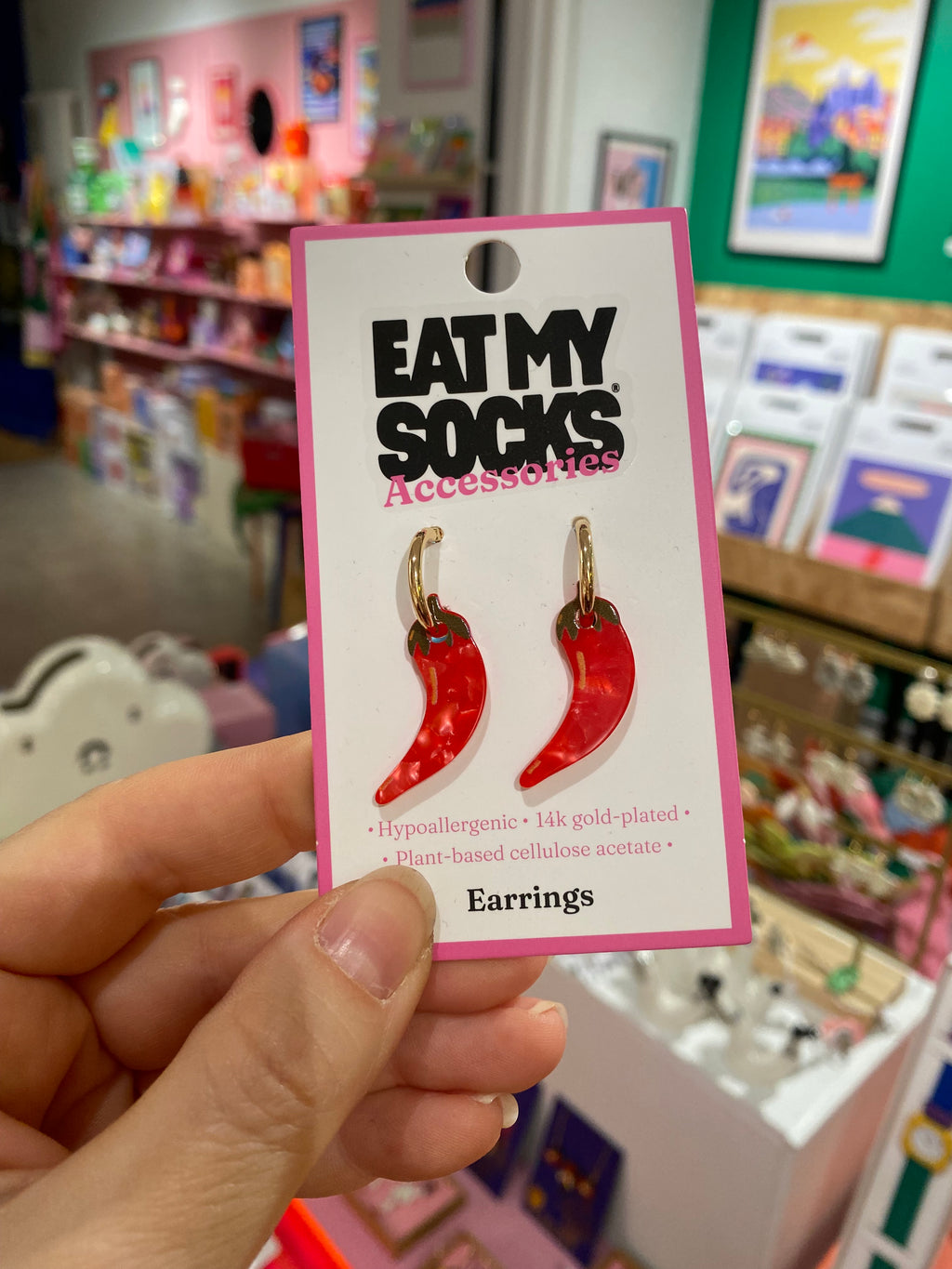 Boucles d’oreille piment 🌶️