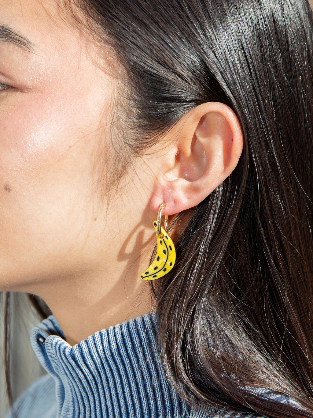 Boucles d’oreille banane 🍌