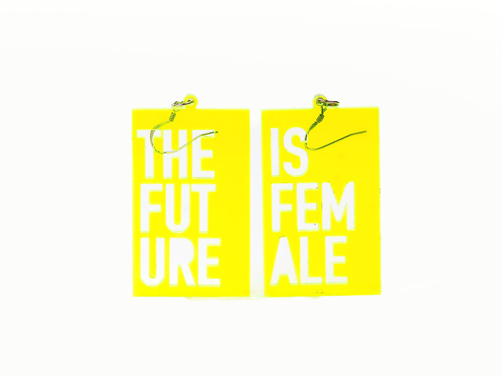 Boucles d’oreille the future is female