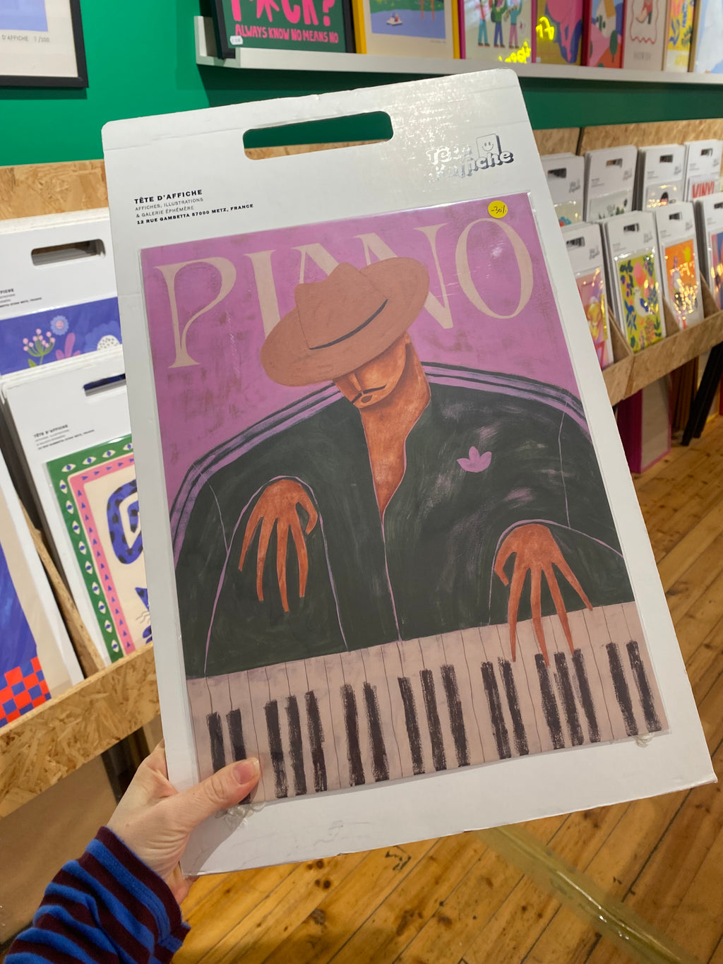 Affiche le pianiste