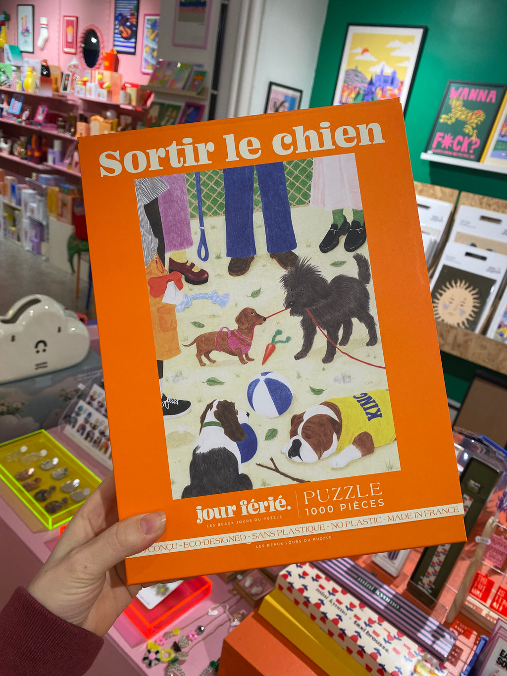Puzzle sortir le chien JOUR FERIÉ