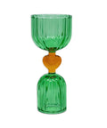Verre à liqueur vert double dose