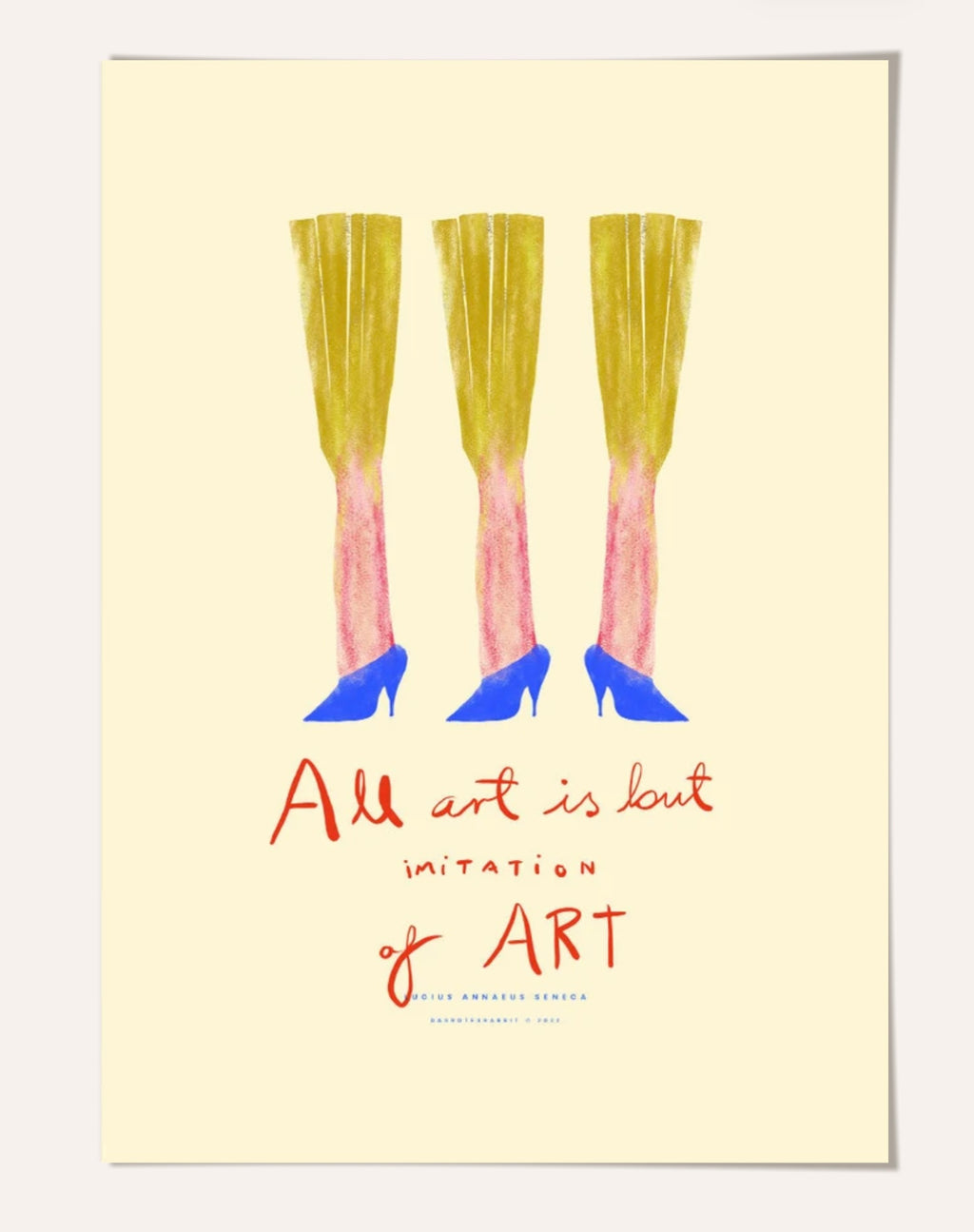Affiche the legs