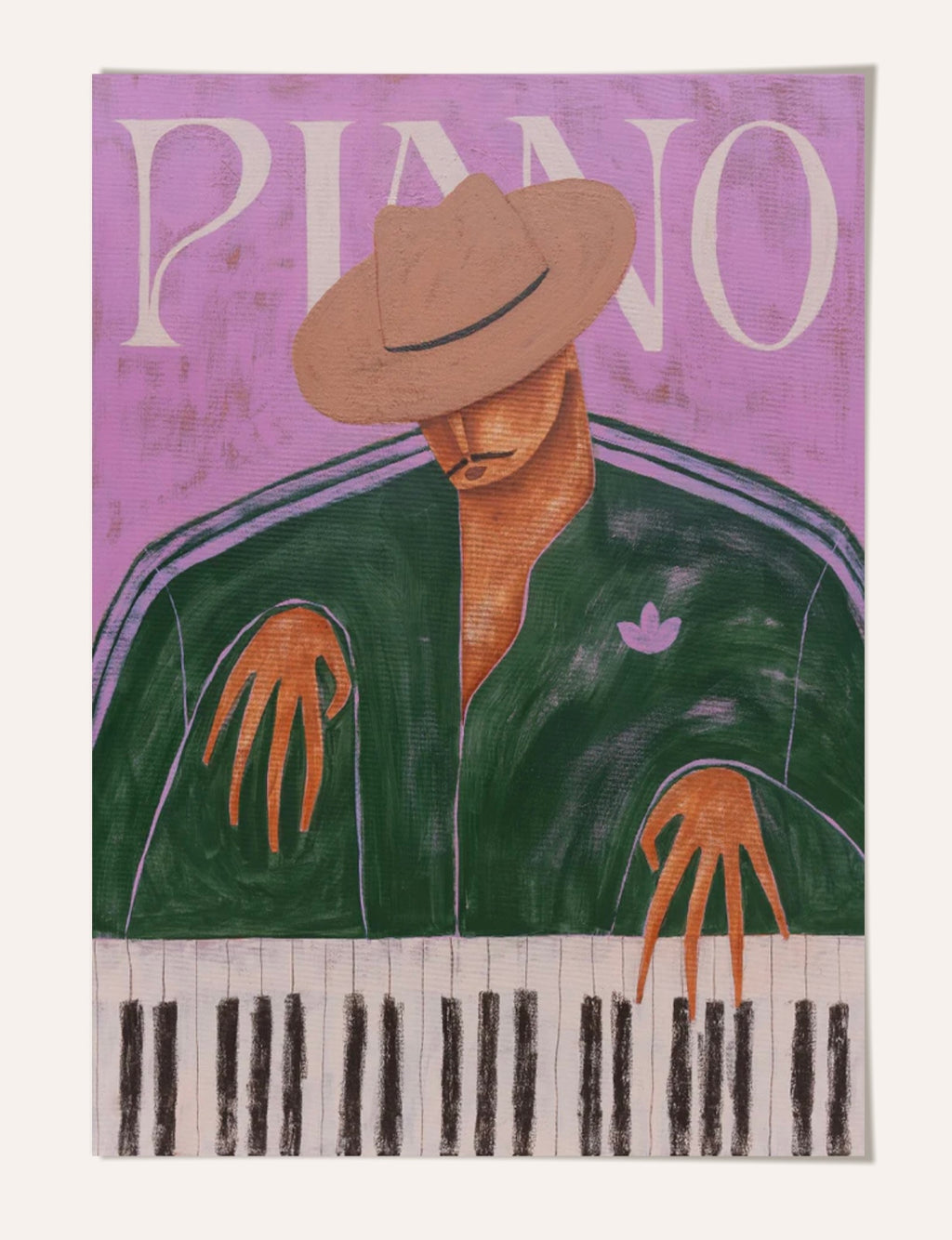 Affiche le pianiste