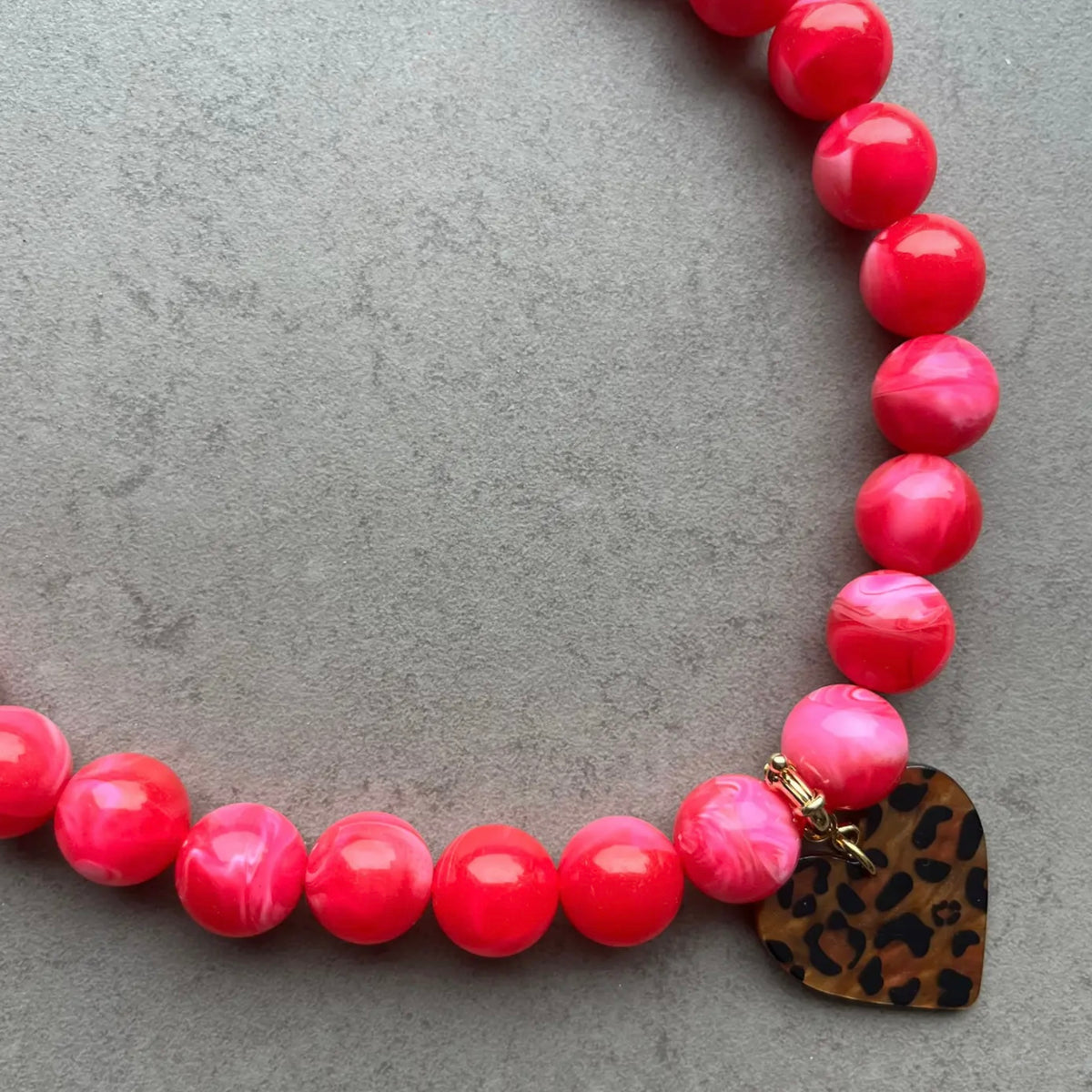 Collier PERLE ET COEUR XXL par Nomade bijoux