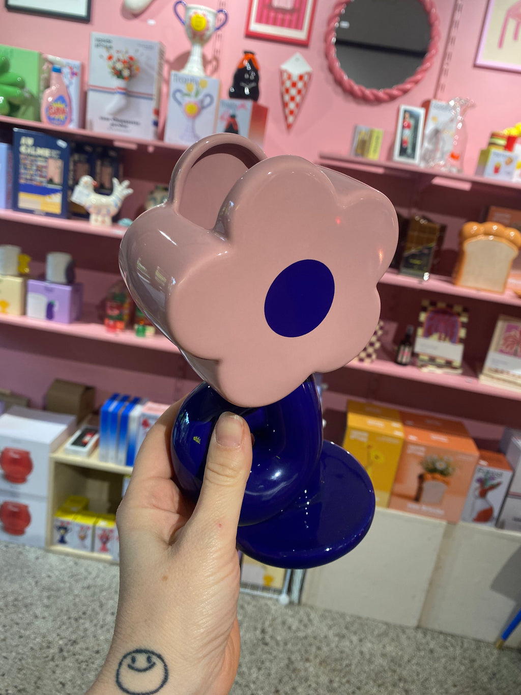 VASE FLEUR BLEUE FLUID MARKET