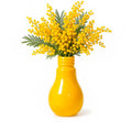 Vase ampoule jaune