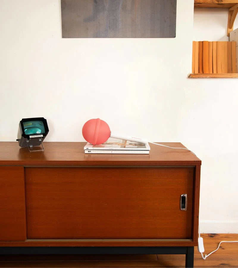 Lampe lollipop rose L’EXPRESSIONNIST