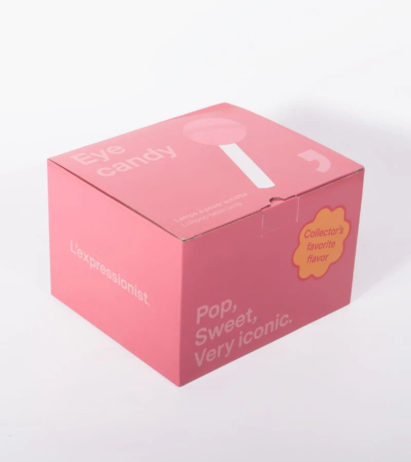Lampe lollipop rose L’EXPRESSIONNIST