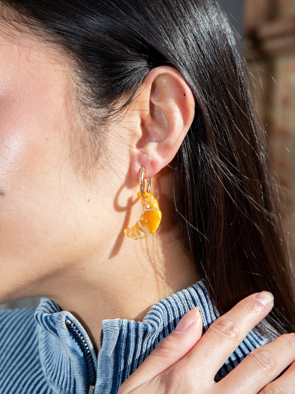 Boucles d’oreille croissant