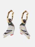 Boucles d’oreille pigeon