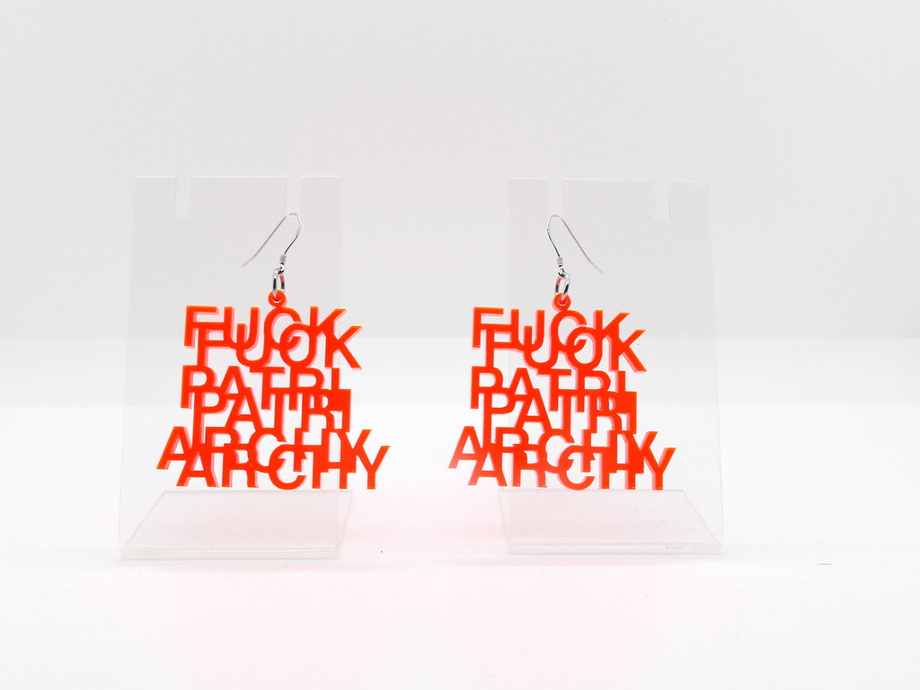Boucles d’oreille F*CK PATRIARCHY