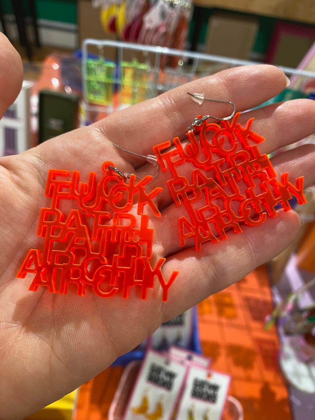 Boucles d’oreille F*CK PATRIARCHY