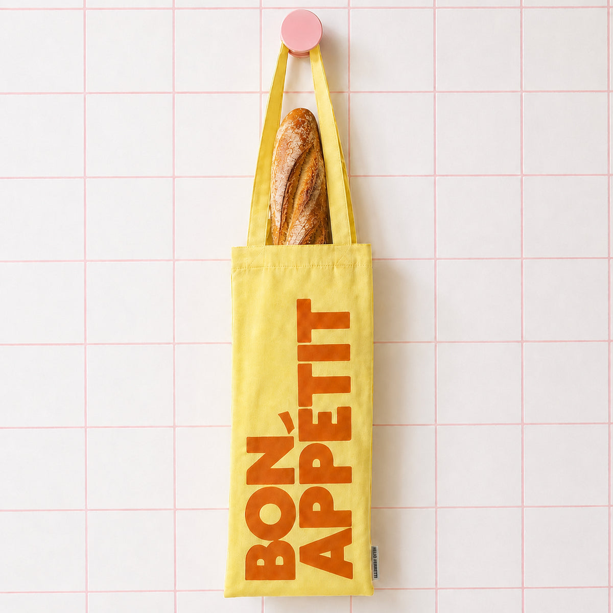 TOTEBAG baguette et vin BON APPÉTIT