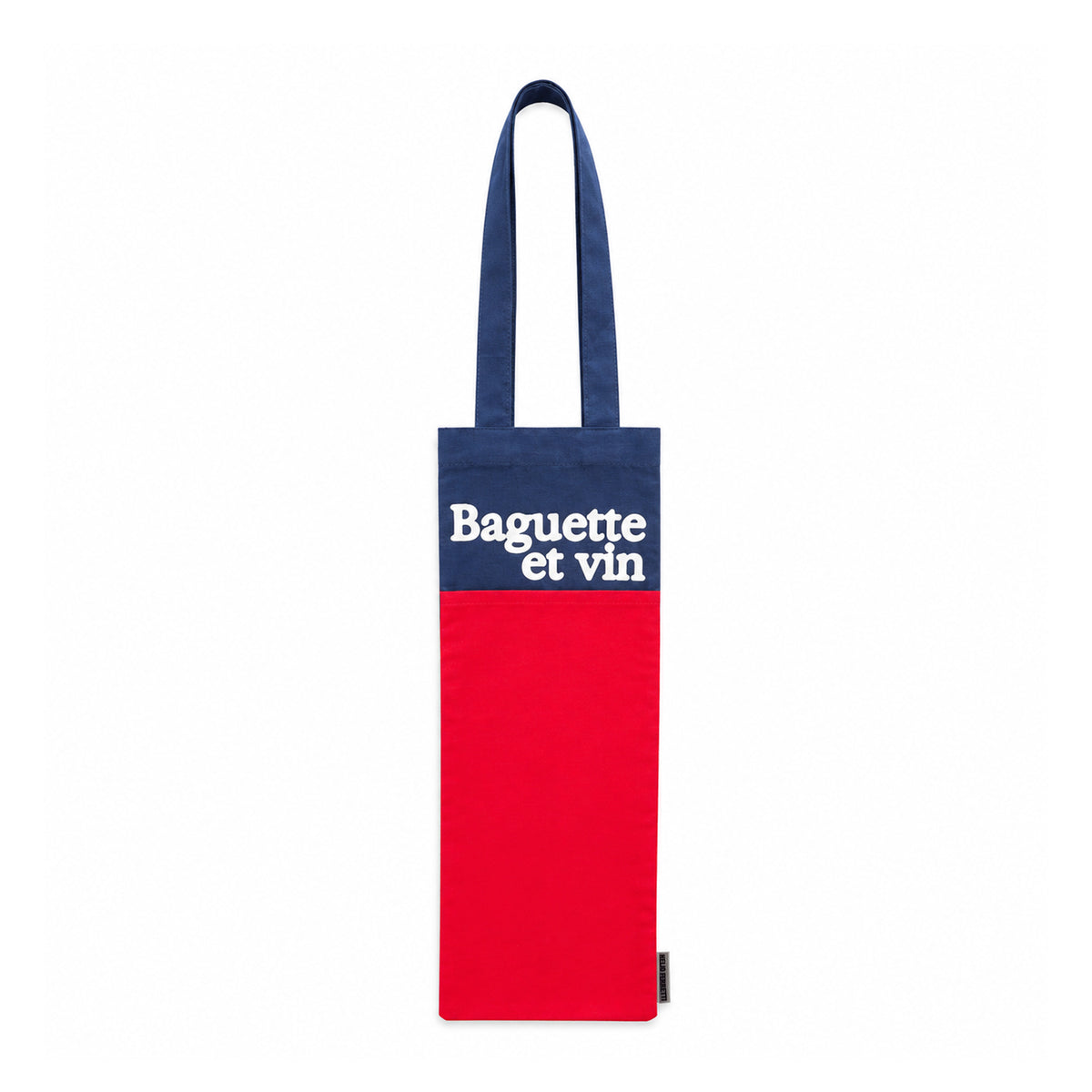 TOTEBAG baguette et vin rose & vert