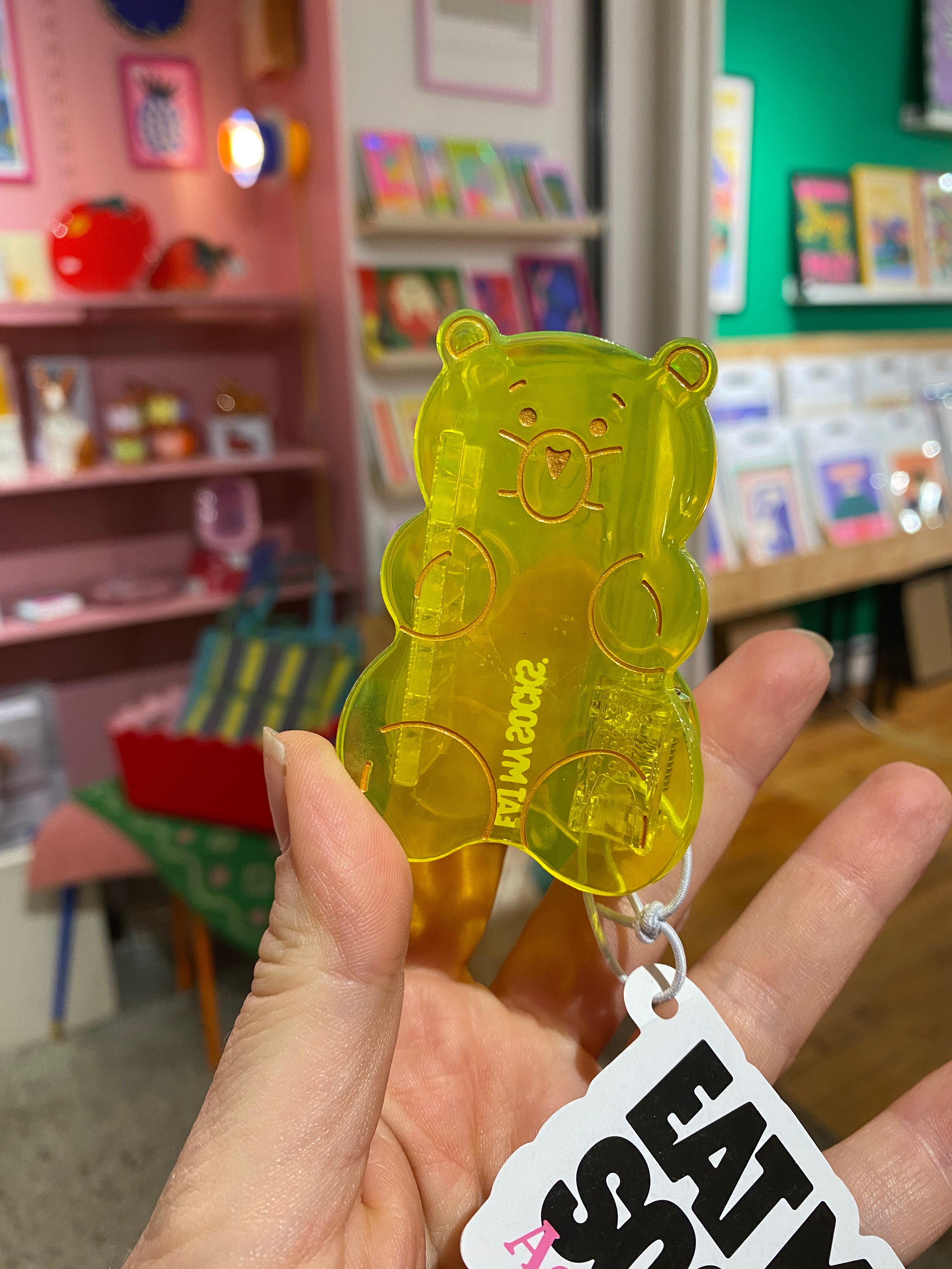 Pince gummy bear jaune
