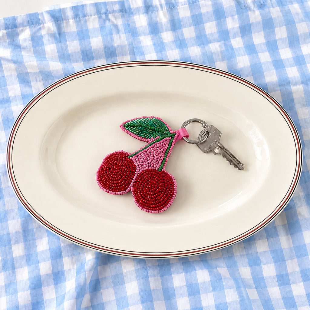 Porte clé cerise