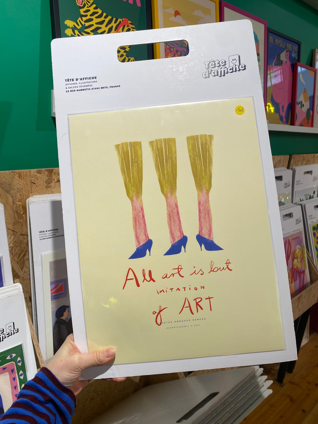 Affiche the legs
