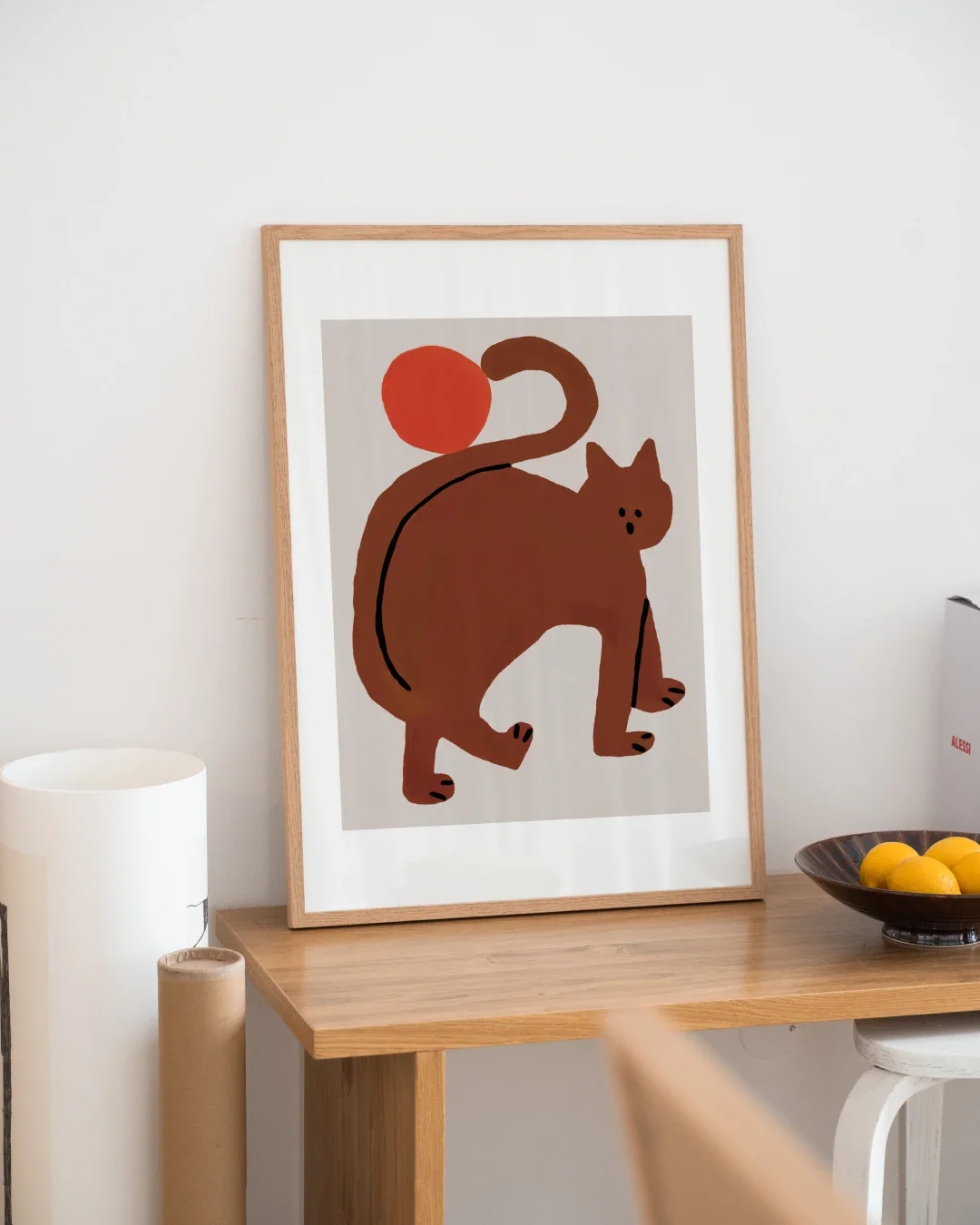 Affiche cat and sun