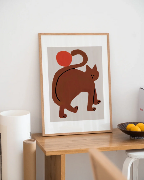 Affiche cat and sun