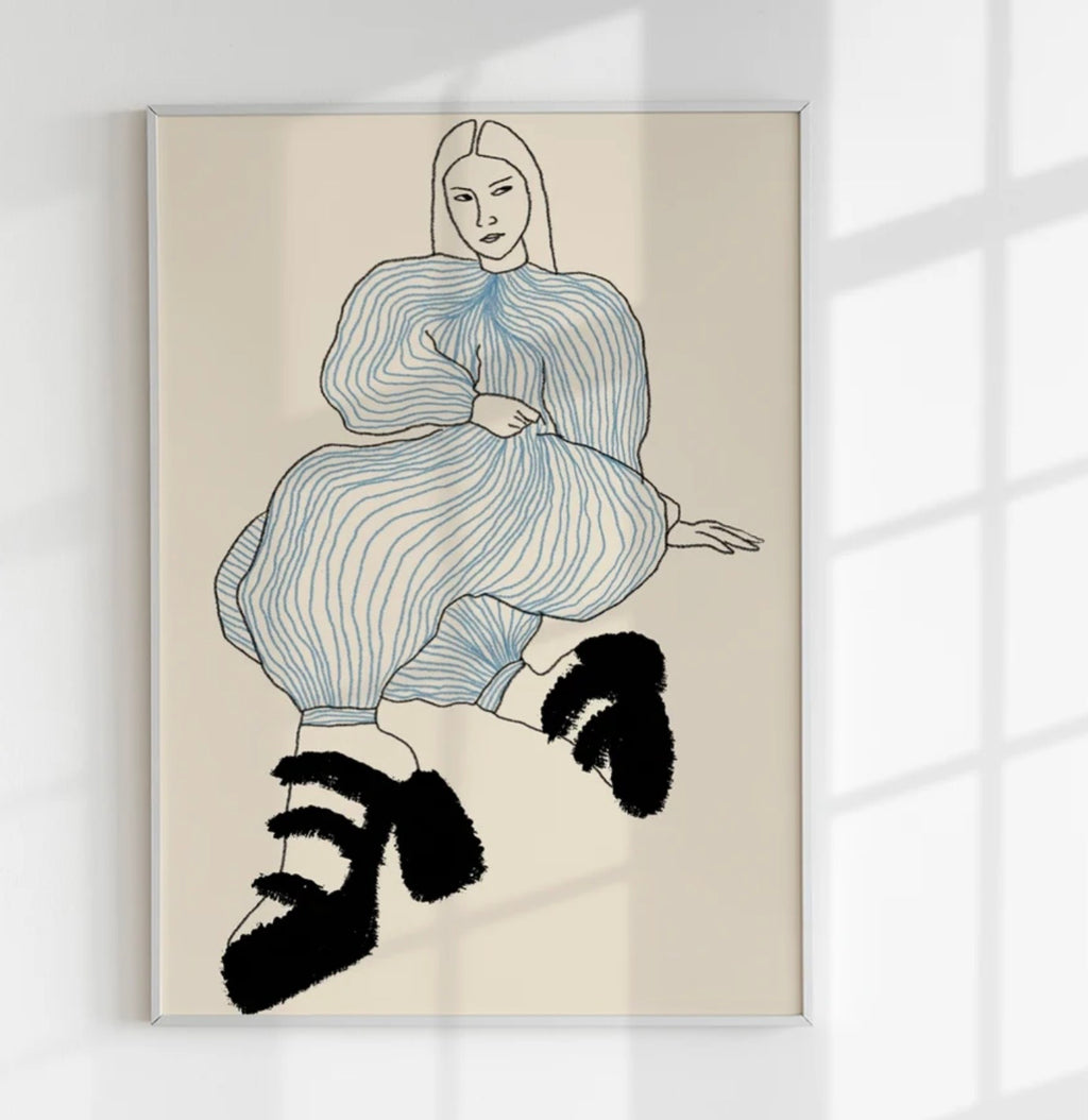 Affiche chilled girl
