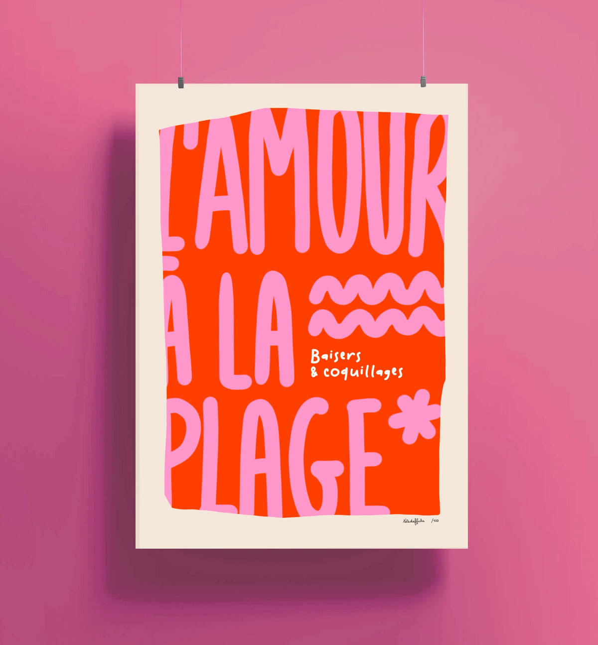 L’amour à la plage